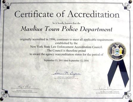 Certificate of Accreditation
